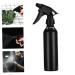 Portable Aluminium Alloy Hair Water Sprayer - 250ml Black Empty Spray Bottle for Barbers | Beauty Tools - Buy Online on GoSupps.com