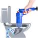 Air Drain Blaster Cleaner Sewer Pipe Dredging Device Pneumatic Type Toilet Kitchen Floor Drain Blaster with Four Plugs Blue - Buy Online on GoSupps.com