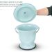 Chamber Pot Bedpan Urinal Bottle Urine Pots Potty Pee Bucket Bedside Urinal Toilet Portable Potty Toilet Sturdy for Old People Camping Blue - Buy Online on GoSupps.com