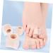 Healifty Bunion Toe Separators 2 Pairs | Silicone Sleeves Thumb Protector for Men | Bunion Guard Shield | Gel Toe Spacers | Yoga Foot Separators | 2.7x2.2cm - Buy Online on GoSupps.com
