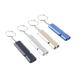 CRLLDPM 4 pieces of trill pipe signal pipe triller whistle according to emergency trill whistles metal emergency pipe with keychain referee outdoor emergency survival pipe