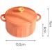 Ramen Soup Bowl Kawaii Instant Ramen Bowl with Lid Spoon Cute Stainless Steel Large Capacity Noodle Fruit Salad Soup Bowl Set KitchenTableware Salad Bowl (Color : Orange) - Buy Online on GoSupps.com