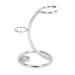 Stainless Steel Safety Razor Stand - Quick Drying Rustproof Men's Razor Holder | Silver Edition - Buy Online on GoSupps.com