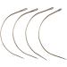 UNVOJL 23 Pieces Hair Extensions Tools 3 Pieces Hair Extension Weaving Thread with 20 Pieces Hair Extension Curved C Needle - Buy Online on GoSupps.com