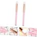 Baluue 2pcs Nose Brush Eyeshadow Brush Makeup Eyeshadow Lady Parts Eye Makeup Accessory Aluminum Tube Pink - Buy Online on GoSupps.com