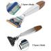 Buy BGGIWY Men's High-Quality Razor Brush Set | Silberspitz Dachshaar Shaving Kit | Stylish Silver Holder | International Shipping Available - Buy Online on GoSupps.com