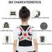 Buy Adjustable Lumbar Posture Corrector | Back Support Belt & Shoulder Protection | XL Size for Adults - Buy Online on GoSupps.com