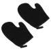 Self Tanning Mitt Applicator Soft Flocking Tanning Cream Lotion Oil Application Gloves Easy Apply Wide Application Flocking Material Reuse Design Self Tanning Mitt