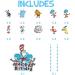 21 Toppers for Seuss Cake Topper Happy Birthday Doctor Cake Toppers Cake Decorations for Bday Theme Party - Buy Online on GoSupps.com