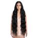 Style Icon 36 Lace Front Wigs Super Long Wavy Wig With Baby Hair 130% Density Synthetic Wig (36 Inch  1B) 36 Inch 1B
