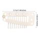 Hair Extension Clip 10 tooth Design Wig Clip Durable and Safe Functional for Wigs Hair Weaving for Most People(creamy-white) - Buy Online on GoSupps.com