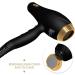 JINRI 2000 Watts Hair Dryer Professional Salon Blow Dryer Lightweight Powerful Travel Hairdryer Cool Hot Button 3 Heat & 2 Speed Settings with Concentrator Nozzle Black - Buy Online on GoSupps.com