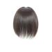 100% Remy Human Hair Clip-In Topper for Women | Seide Base 12-inch (30.5 cm) Light Brown Hairpiece for Thin & Gray Hair - Buy Online on GoSupps.com