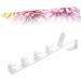 OATIPHO Hanging Rack 2pcs 5 Hooks Hanging The Hat White Over Multifunctional Coat Hanger Plastic Rack Towel Door Holders 2pcs White - Buy Online on GoSupps.com