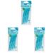 TEPE Angle Interentalbrush Blue (ISO size 3: 0.6 mm) / controversial cleaning of the interdental spaces even in hard -to -reach areas / 1 x 6 angle interdental brushes (pack with 3) 6 pieces (3 pack)