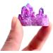 Stone 1pc New Purple Electroplated Crystal Quartz Specimen Electroplating Crystal Clusters Decoration Gift Balance Gemstone Decoration Crystal Cluster (Color : 50-60g Purple) - Buy Online on GoSupps.com