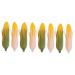 ABOOFAN 8 Pcs Simulation Corn Realistic Vegetable Lifelike Kitchen Vegetable Toys Artificial Fruits Kitchen Photography Props Corn Decor Decoratve Food Toy Fake Decoration Cupboard Plastic