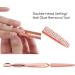 Nail Shaping Nail Glue Removal Clamp Stainless Steel Clip Nail Art Tool for Manicure Pedicure Cuticle Pusher Nail Art Pincher(Rose Gold) - Buy Online on GoSupps.com
