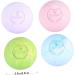 Goohochy Neck Massage Device - E Leaf-Shaped Soap Holder & Roller for Core Training - Violet 6.5x6.5cm | Small Fitness & Yoga Ball - Buy Online on GoSupps.com