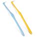 Ieron 2 pieces of the Tuft toothbrush pointed toothbrush flat toothbrush soft individual slim interspace toothbrush for detail cleaning