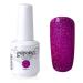 Vishine Soak-off Gel Polish Lacquer Nail Art UV LED Manicure Varnish 15ml Dark Magenta(357) #357