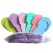 Artibetter Disposable Foam Pedicure Slippers 36 Pairs Multi Color Flip Flop for Salon Nail Spa Guest Flip Flops Portable for Travel Supplies (Random Color)