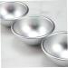 OUNONA 18 Pcs Mold Ball Cake Pans Chocolate Candy Baking Cookie Moulds Mini Dome Cake Tins Muffin Baking Cups Hemisphere Cake Pan Sphere Cake Mould Paper Cup Non Stick 3D Aluminum Alloy Silverx3pcs 8X8X4CMx3pcs - Buy Online on GoSupps.com