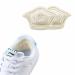 Back of Heel Cushion Inserts Insole Patch Sport Shoes Heel Sticker Loose Shoes Too Big Adhesive Heel Guards Liners for Sneaker Improve Shoe Fit (Beige 10mm)