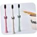 PartyKindom Children's Toothbrush Set - 3 Cartoon Cleaning Brushes for Kids | Soft & Safe Oral Care - Buy Online on GoSupps.com