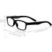 ALWAYSUV 4 Pack Black Spring Hinge Reading Glasses - Classic 2.0 Diopter Visual Aids for Men & Women | International Shipping Available - Buy Online on GoSupps.com