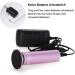 Electric Cornal Remover - Adjustable Speed Professional Pedicure Tool with Interchangeable Heads & 60 Replacement Grinding Pillows (Pink) | International Shipping Available - Buy Online on GoSupps.com
