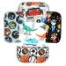 Set of 5 All Things Boy 1 Ply Printed Flannel 8x8 Inch Little Wipes - Buy Online on GoSupps.com