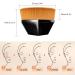 Velour Triangle Powder Puff & Kabuki Brush Set for Flawless Face Makeup | Black+White - Buy Online on GoSupps.com