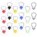 Sosoport Accessories Diving 20pcs Silicone Nose Clips Swimming Nose Plugs Silica Surfing Nose Protector for Adults Kids Mixed Color Outdoor Scuba