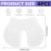 UPIQNG 4 Pcs Shot Pain Reducer Reusable Pain Relief Sheet Hurt Blocker Plastic Immunization Shooting Assist Shot Pain Blocks for Adults Kids White - Buy Online on GoSupps.com
