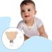 Schnuller Clip Set - 4 Wooden Animal Pacifier Clips | Baby & Children's Accessories - Buy Online on GoSupps.com