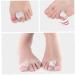 2pcs Toe Silicone Bunion Guard Foot Care Orthopedic Toe Separators Finger Toe Separator Correction Pad Foot Care Tool - Buy Online on GoSupps.com
