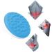Buy PerfK 2x Anti-Cellulite Body Massage Glove - Exfoliating Bath & Shower Brush - Blue | International Shipping Available - Buy Online on GoSupps.com
