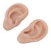 Flexible Silicone Human Ear Model 3 Pair Set | Hand Crafted & Reusable Display Props for Earrings | Medium Skin Color - Buy Online on GoSupps.com