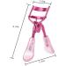 Uranian Pink Eyelash Curler with 2 Silicone Pads - Glitter Handle Lash Curler for Women and Girls - Buy Online on GoSupps.com