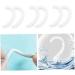 Fopytu 10 PCs Silicone Ear Protector Caps - Anti-Slip Masks & Hooks for Earache Relief - Transparent for Adults & Children - Buy Online on GoSupps.com