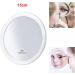 CALLARON 10x Magnifying Round Lighted Makeup Mirror - Touch Control Vanity Mirror (White) - Buy Online on GoSupps.com
