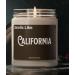 Natural Scented Soy Candle 9oz - Eco-Friendly Gift Inspired by California - Atlantis Whisper Aromatic Candle - Buy Online on GoSupps.com