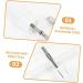 Healeved Nail Shank Stainless steel Bitstock replacement head polisher nail bits manicure sanding heads Nail flakes nail drill bits polishing head supplies manicure nail art tools portable - Buy Online on GoSupps.com