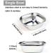 HanryDong Small Animal Stainless Steel Bowl 4 in 1 Hamster Feeder for Water and Food Cage Pet Small Dish for Rabbit/Guinea Pig/Hedgehog/Mice/Chinchilla/Kitten (4 in 1 bowl) - Buy Online on GoSupps.com