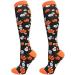Valcatch Halloween Compression Stockings 20-30mmHg | Knee High Support Socks for Men & Women | 4 Pack for Running & Athletics - S/M - Buy Online on GoSupps.com