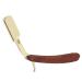 Ergonomic Vintage Beard Razor Stand for Men | Solid Wood & Stainless Steel Holder | Perfect Barber Shop Accessory - Buy Online on GoSupps.com