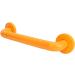 Non-Slip Stainless Steel Shower Handle with Night Light Rings - 35mm Diameter Durable Yellow Design for Safety - Buy Online on GoSupps.com