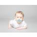 HEVEA Pacifier Shiitake Grey - Natural Rubber Star & Moon Design for 3+ Months - International Shipping Available - Buy Online on GoSupps.com