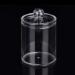 Alvinlite Transparent Cotton Swab Holder - Acrylic Round Organizer for Cotton Pads & Buds | Stylish Storage Solution - Buy Online on GoSupps.com